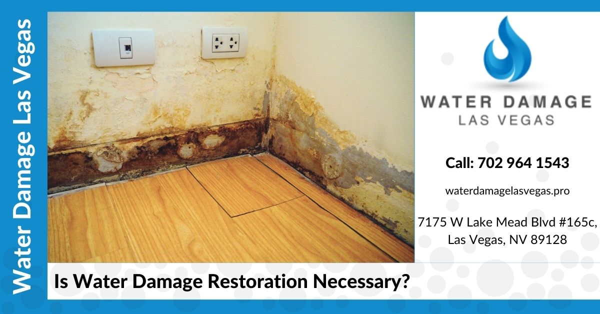 Is Water Damage Restoration Necessary